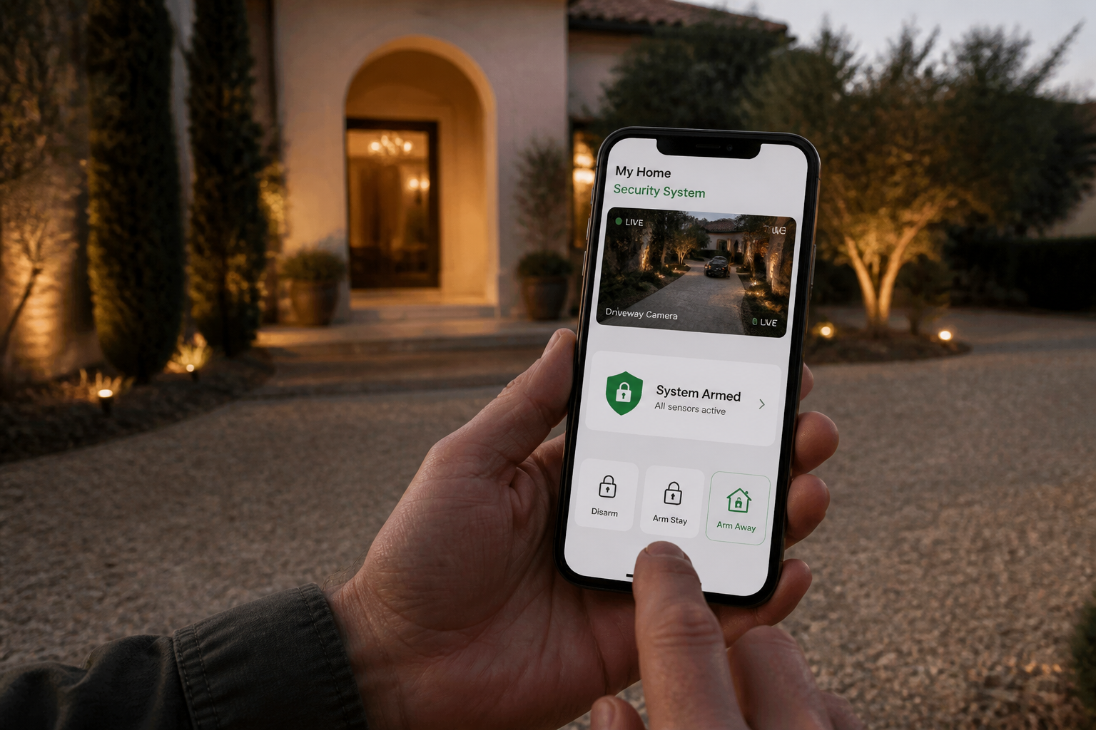 Supervision du site depuis un smartphone